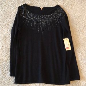 Lightweight black sweater